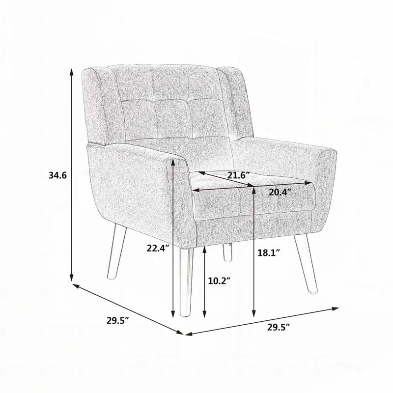 Chaise d'appoint en velours, Vert