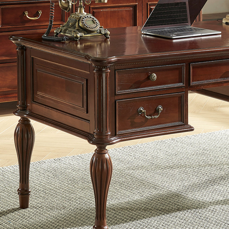 Bureau de style rétro American Light, H 30,71 po x l 62,99 po x P 29,53 po