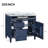 36'' Bathroom Vanity with Ceramic Sink and Ample Storage, Modern Cabinet-1446317973