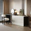 Coiffeuse avec miroir lumineux, 6 tiroirs