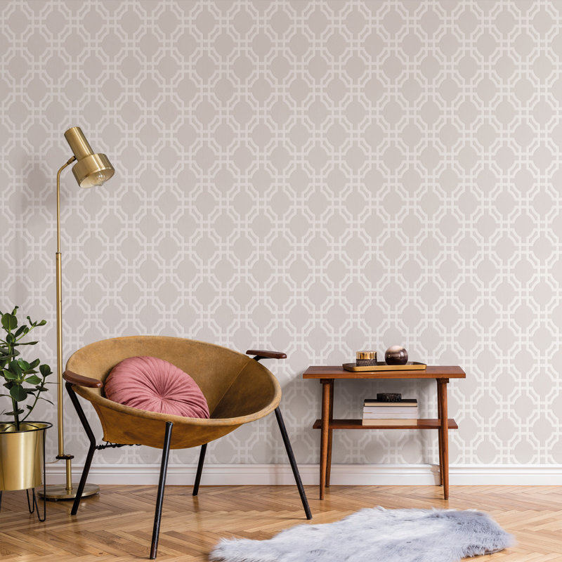 Kasota 10.05m x 53cm Matte Paste the Wall Wallpaper Roll, Silver