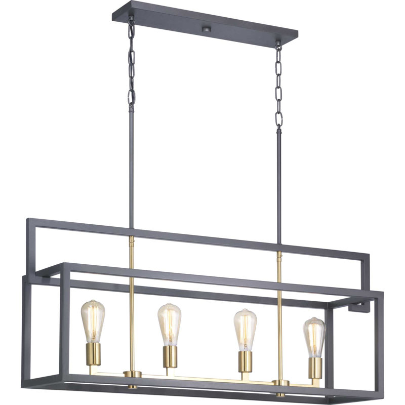 Gaia 4 - Light Graphite Kitchen Island Pendant
