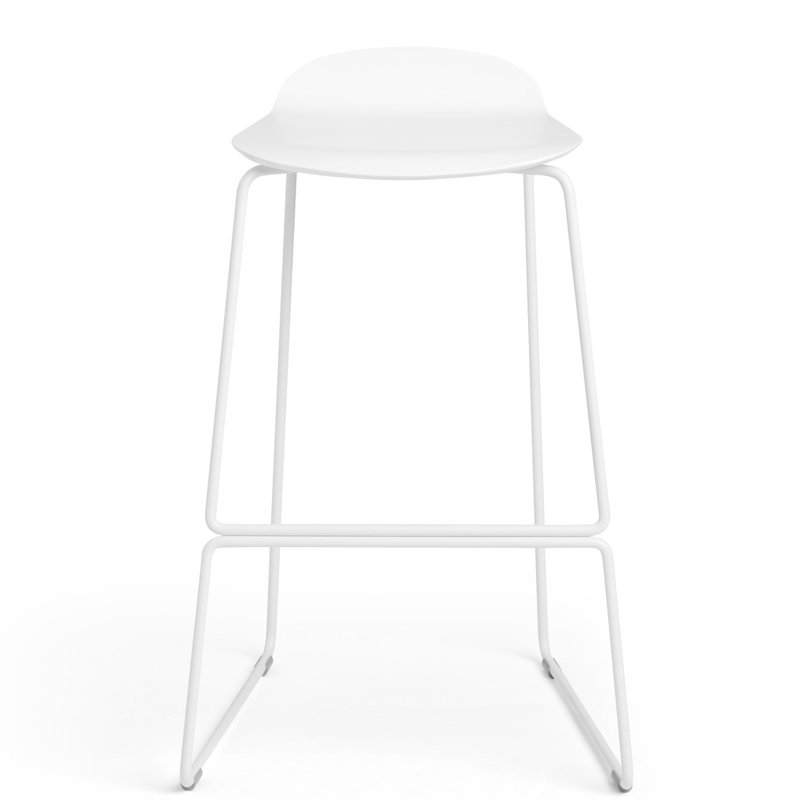 Tabouret de bar 29 po Upbeat, Blanc