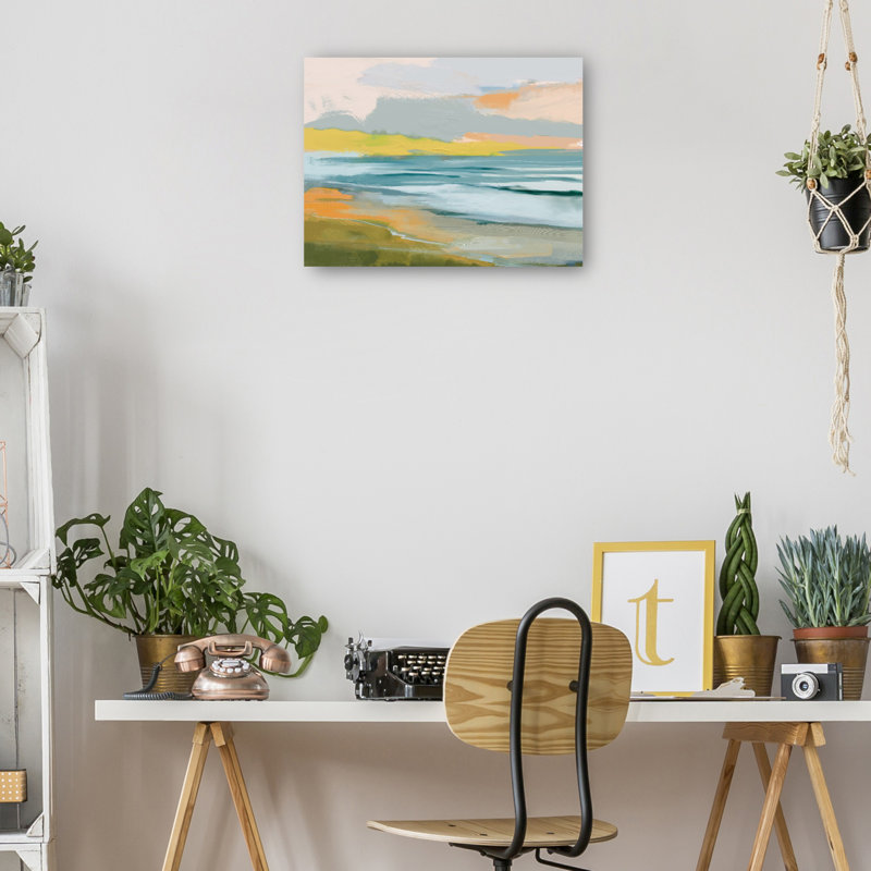 Impression sur toile Seaside Colors 2 par Studio Arts, Toile tendue, L 24 po x H 18 po