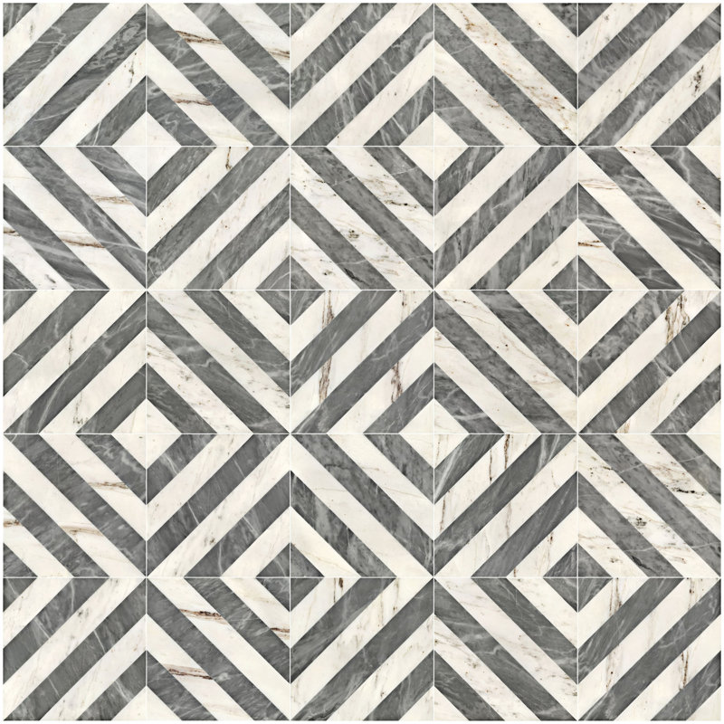 Polished Marble Tile,1 box 8 pcs