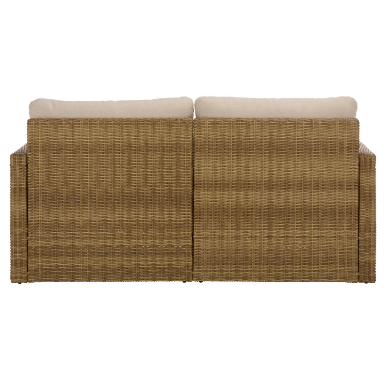 Emma 167.89 cm W Loveseat with Cushions