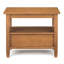 Warm Shaker - Table d'appoint étroite - Brun clair doré-797468008