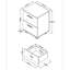 Domnique White 2 Drawer Bedside Table