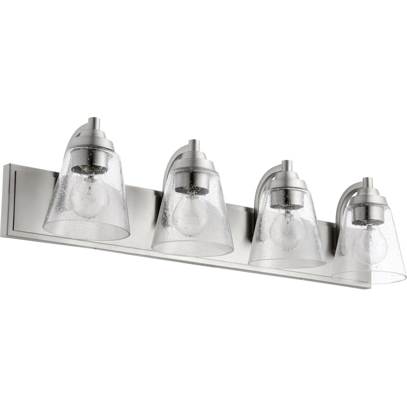 Alasdair 4 - Light Dimmable Vanity Light, Silver