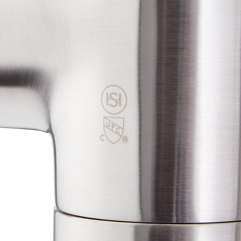 Vassor Floor Mounted Tub Filler Faucet and Valve, Brushed Nickel