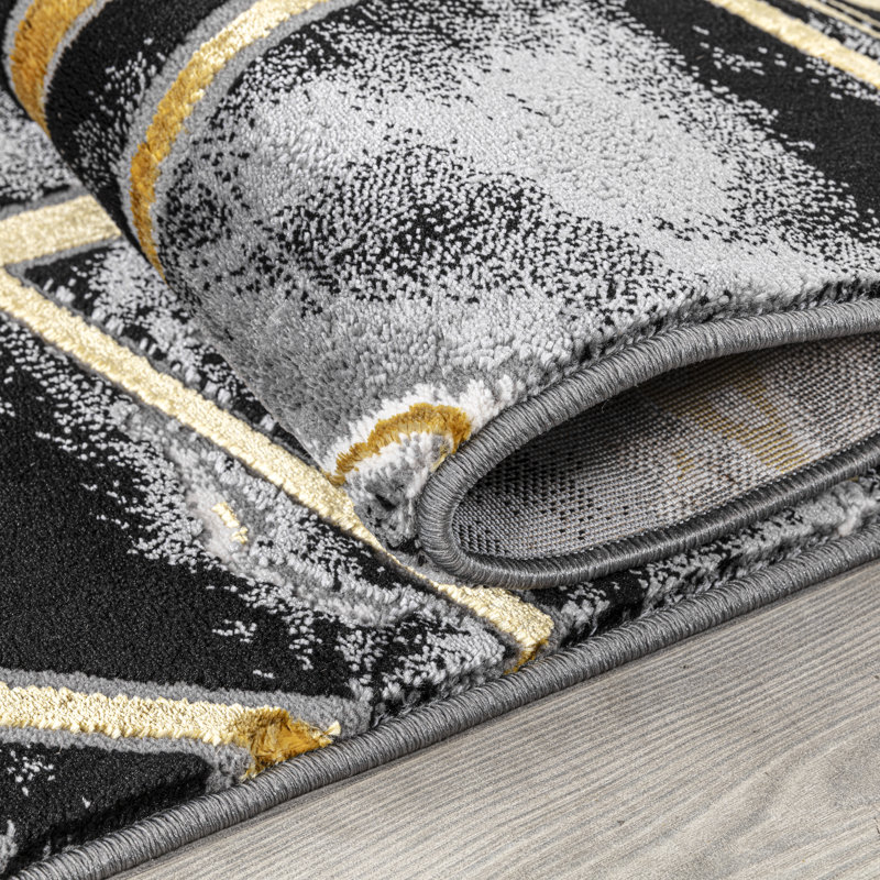 Abstract Area Rug, Rectangle 80 x 150 cm