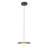 Nial 10-in Gray/Gold Dimmable LED Pendant