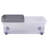 Wham 32L Box with Wheels & Folding Lid Pack of 5 Clear/Cool Grey