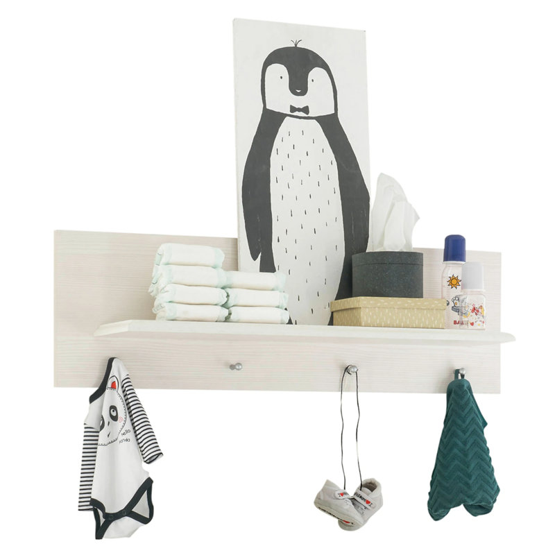 Accent Shelf with Hooks