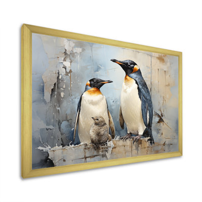 " Penguin Elegance In Snow II "