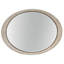 Elixir Oval Engineered Wood Beveled Wall Mirror