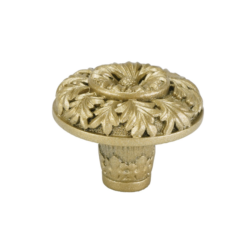 TREMONT KNOB IN PLATE, Soft Gold