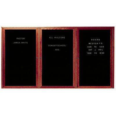 Changeable Enclosed Wall Mounted Letter Board