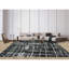 Tapis gris anthracite / argent noué à la main de haute qualité-86092457