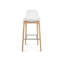 Tabouret de bar et de comptoir en bois de frêne naturel Pera-92436546-92436523