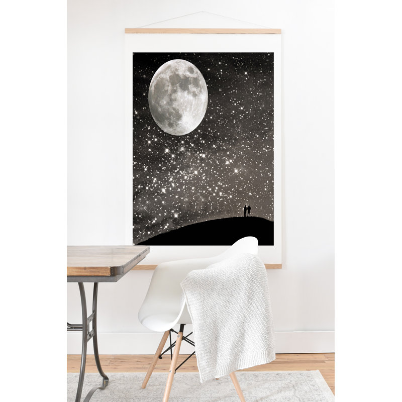 « love under the stars », impression sur papier, H 20 po x l 20 po x P 0,5 po