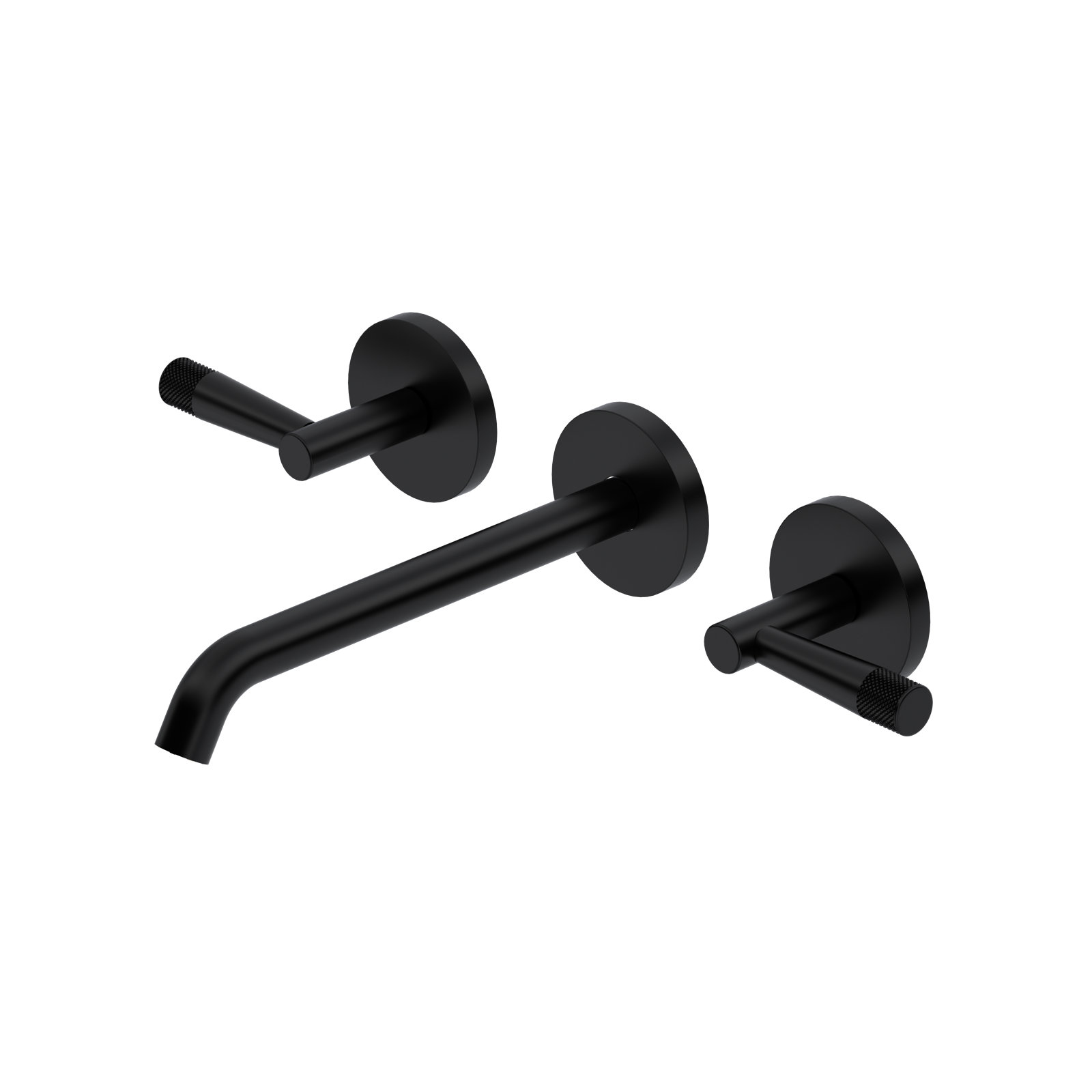 Terrell Wall Mount Lavatory Faucet Trim, Matte Black