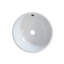 Ceramic Circular Vessel Bathroom Sink with Overflow-1245076352