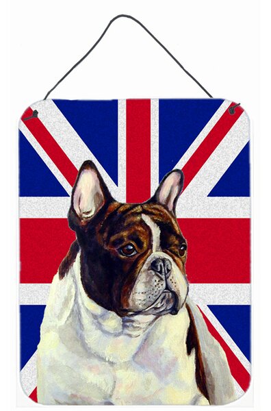 Caroline's Treasures French Bulldog with English Union Jack British ...