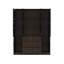 78.7'' H X 63'' W Display Bookcase With Glass Doors