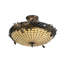 Rustic Lodge 2 - Light Semi Flush Mount
