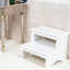 Plantation 2-Step Wood Step Stool-1275301367