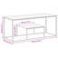 Table basse simple avec rangement Lorrena