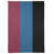 Burgundy/Blue/Black