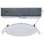 4'' Selectable Color Temperature 12 Watt Dimmable Air-Tight IC Rated LED Canless Recessed Lighting Kit