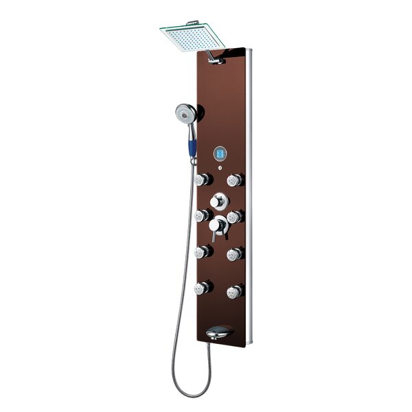 BathSelect 55'' Shower Panel with Fixed Shower Head | Wayfair