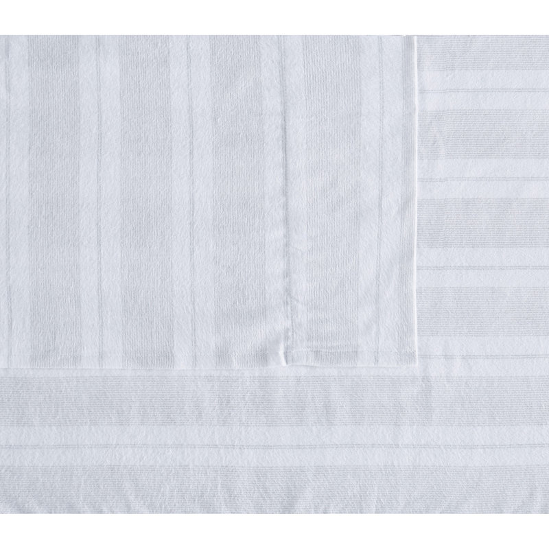 Ensemble de draps 100% flanelle Traditional, Ensemble de draps pour grand lit + un drap-housse , Gris à rayures