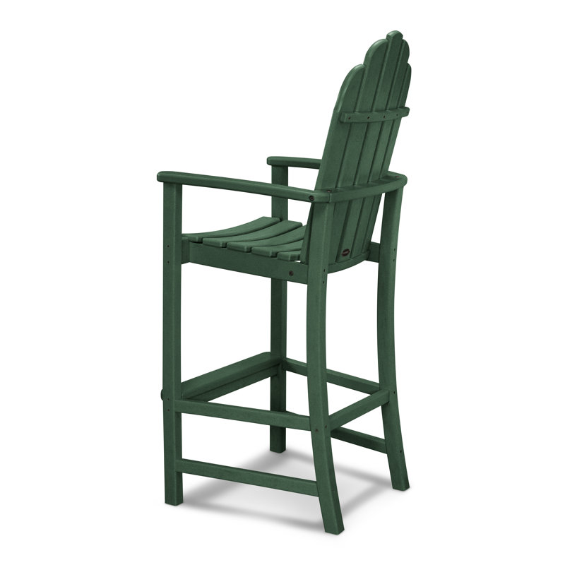 Chaise de bar Adirondack POLYWOOD Classic, Vert