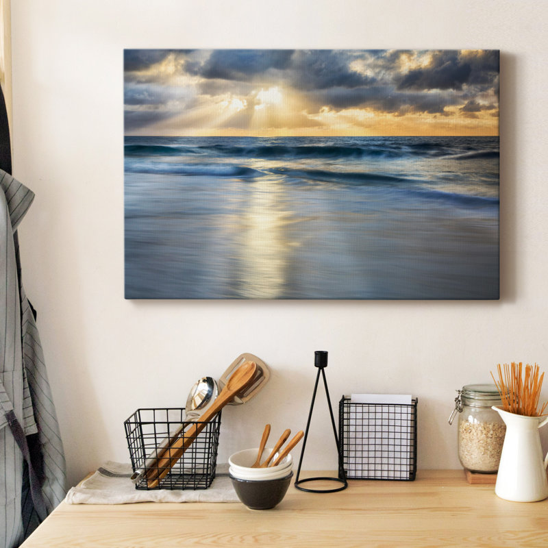 " Cloudscape Shore " by J Paul, 36" W x 24" H