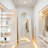 Full Body Mirror, Solid Wood Frame, Arched Floor Mirror With Bracket, Room Decoration Full Body Mirror, High-Definition Tempered Glass, Suitable For Bedrooms And Living Rooms-912592871