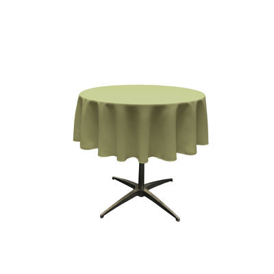 Fisher Solid Color Round Tablecloth