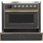 Cuisinière à induction 36 pouces avec 5 éléments à induction ILVE Majestic II Series (porte en verre)-48345115
