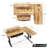 Marquasha Dual Motor L-Shaped Electric Standing Desk with LED and Monitor Stand-110455291-75247387