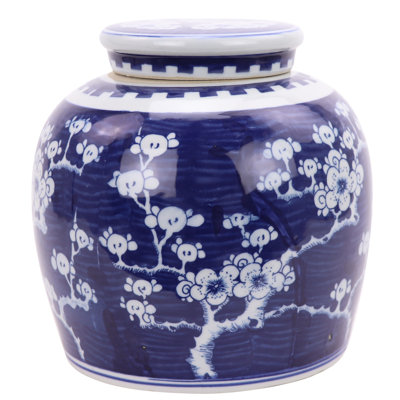 Mcbrayer Handmade Porcelain China Ginger Jar