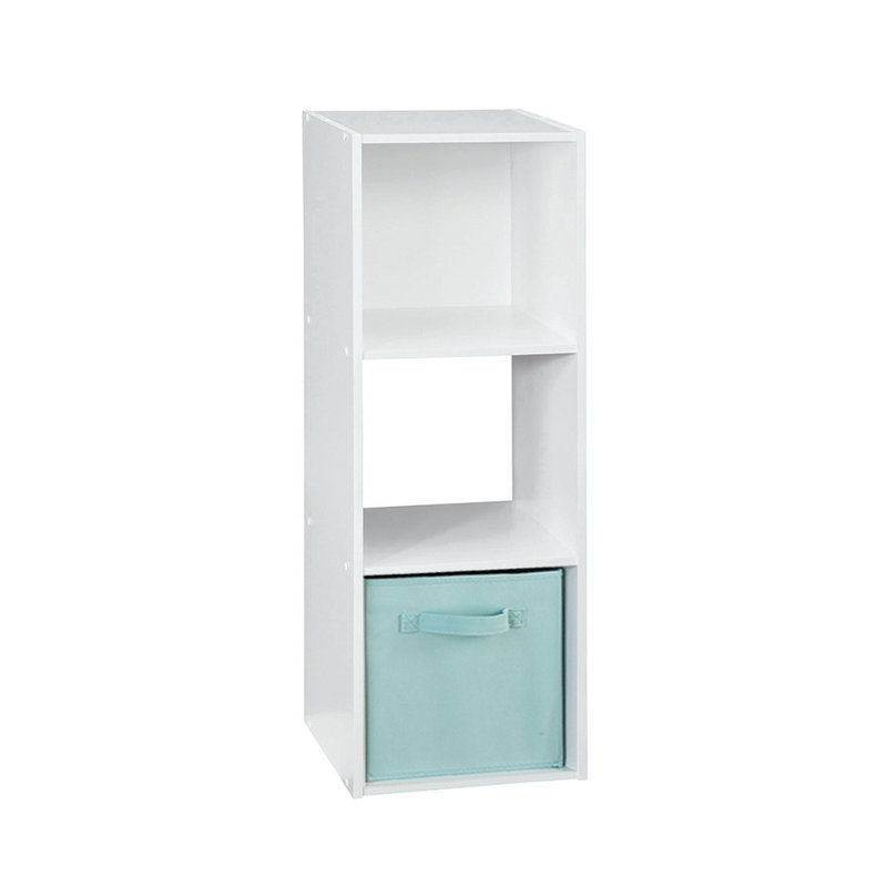 White 3-Cube Organizer Shelf Unit