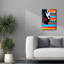 «Kiss» par Abstract Graffiti, art mural sur toile-1540027105