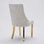 Chaise de salle à manger rembourrée haut de gamme à dossier haut avec pieds en bois massif (lot de 2)-1235107570-1235107576-1235107577