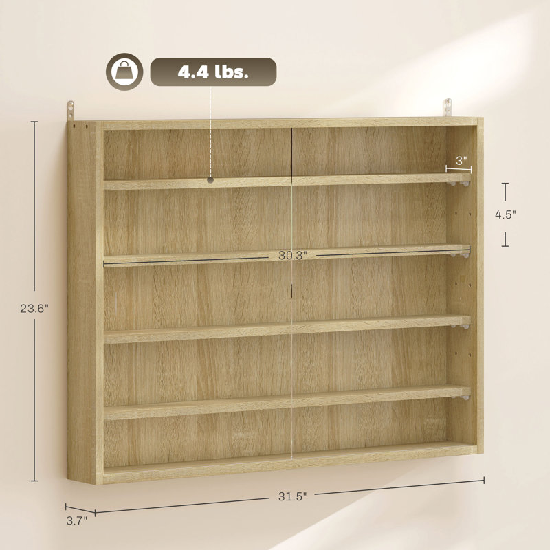 Vitrine pour objets de collection, Chêne
