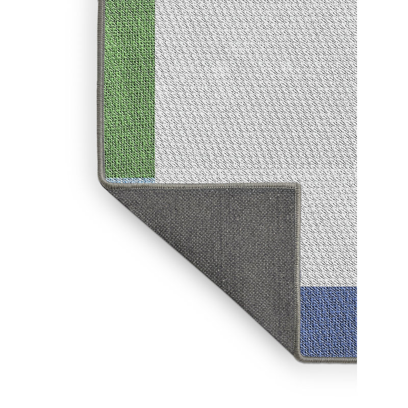 Tapis orange motif/vert/bleu, Rectangle 4 pi x 6 pi