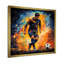 Joueur de soccer vert et jaune II - soccer, art mural-1019032231-1019032239