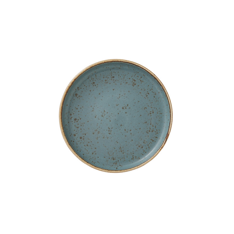 CRAFT BLUE Stack Plate, Blue/Brown